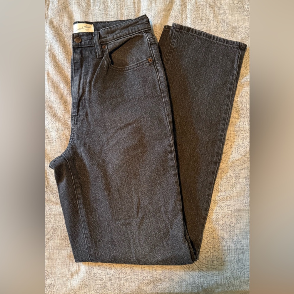 Gray high-rise straight Denim Jeans - Universal Thread